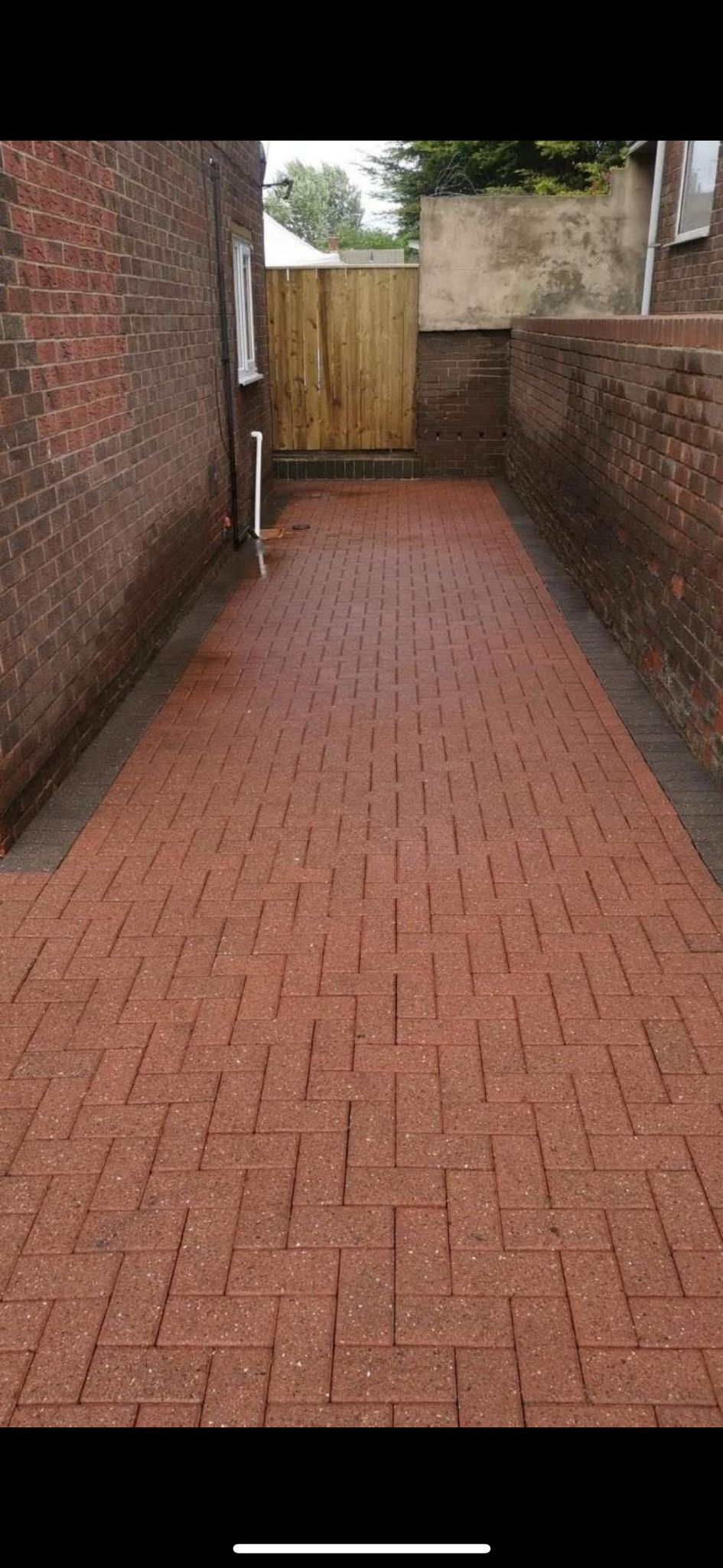 After driveway transformation