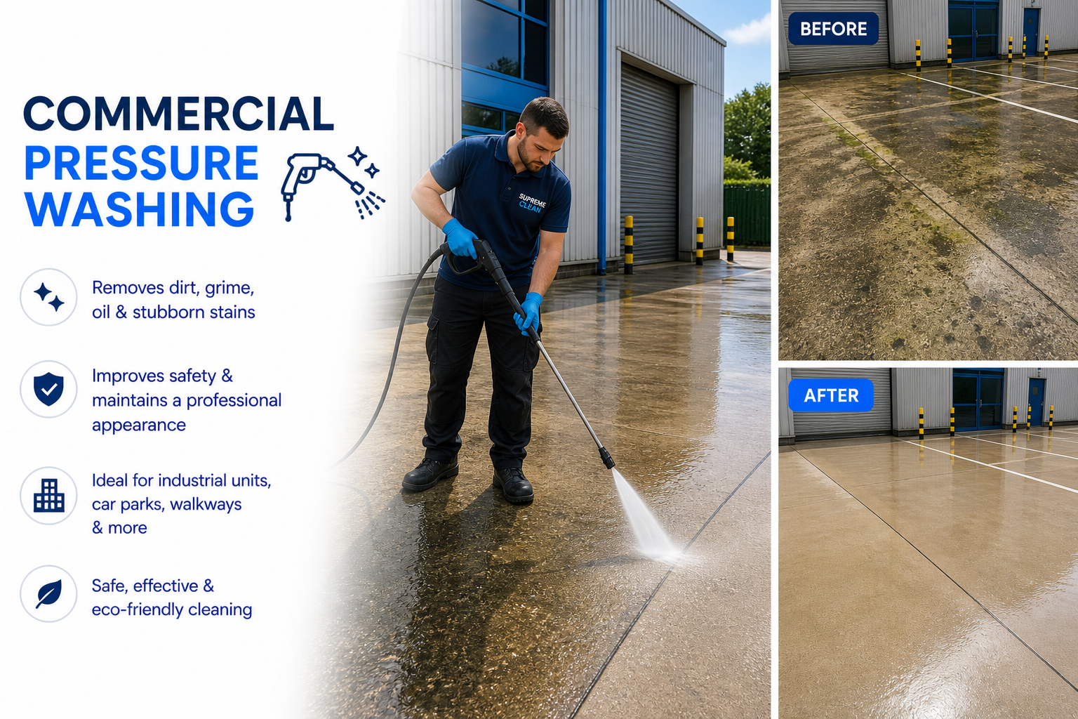 Commercial Pressure Washing