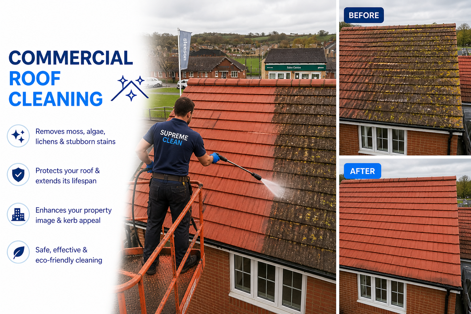 Commercial Roof Cleaning