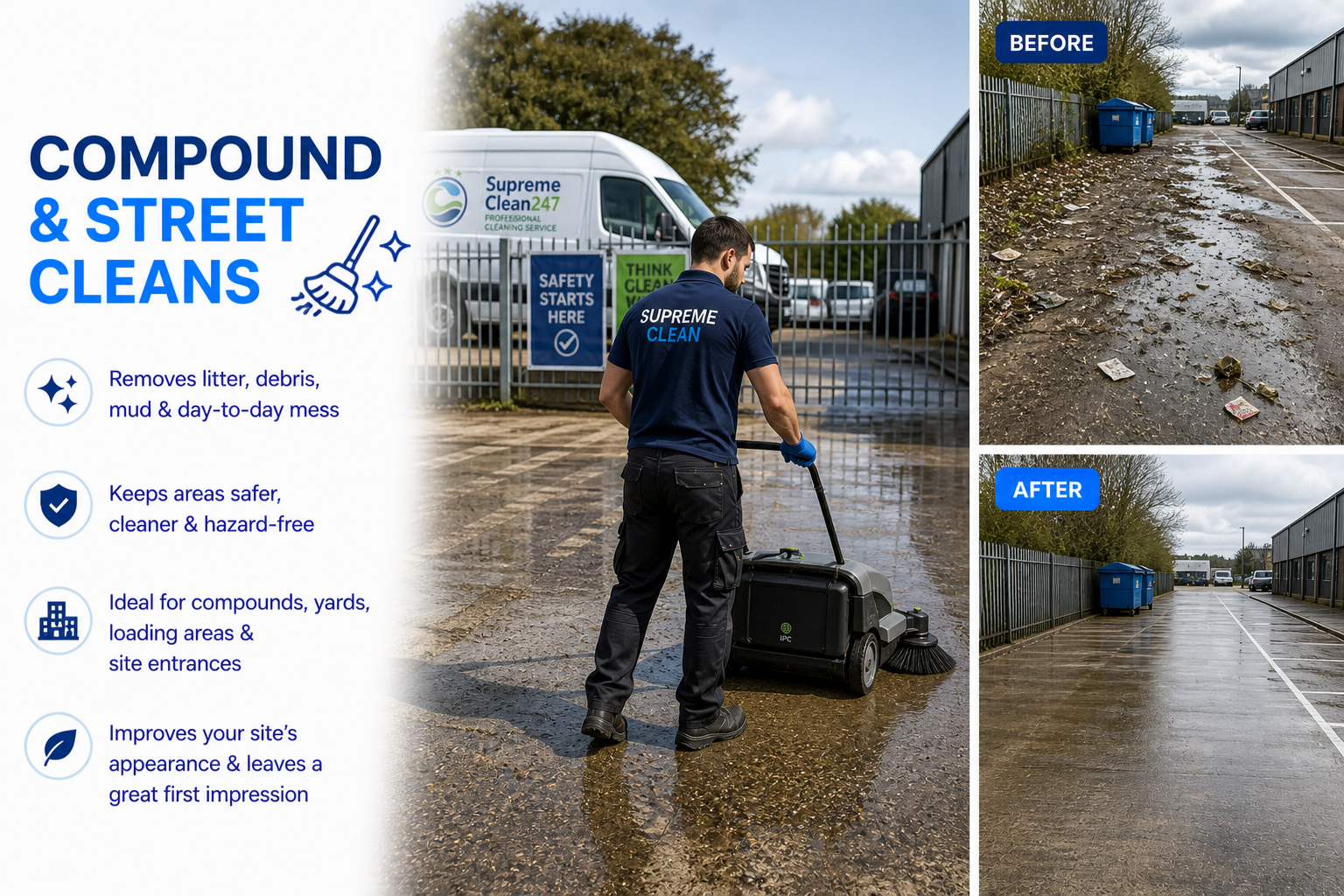 Compound And Street Cleans