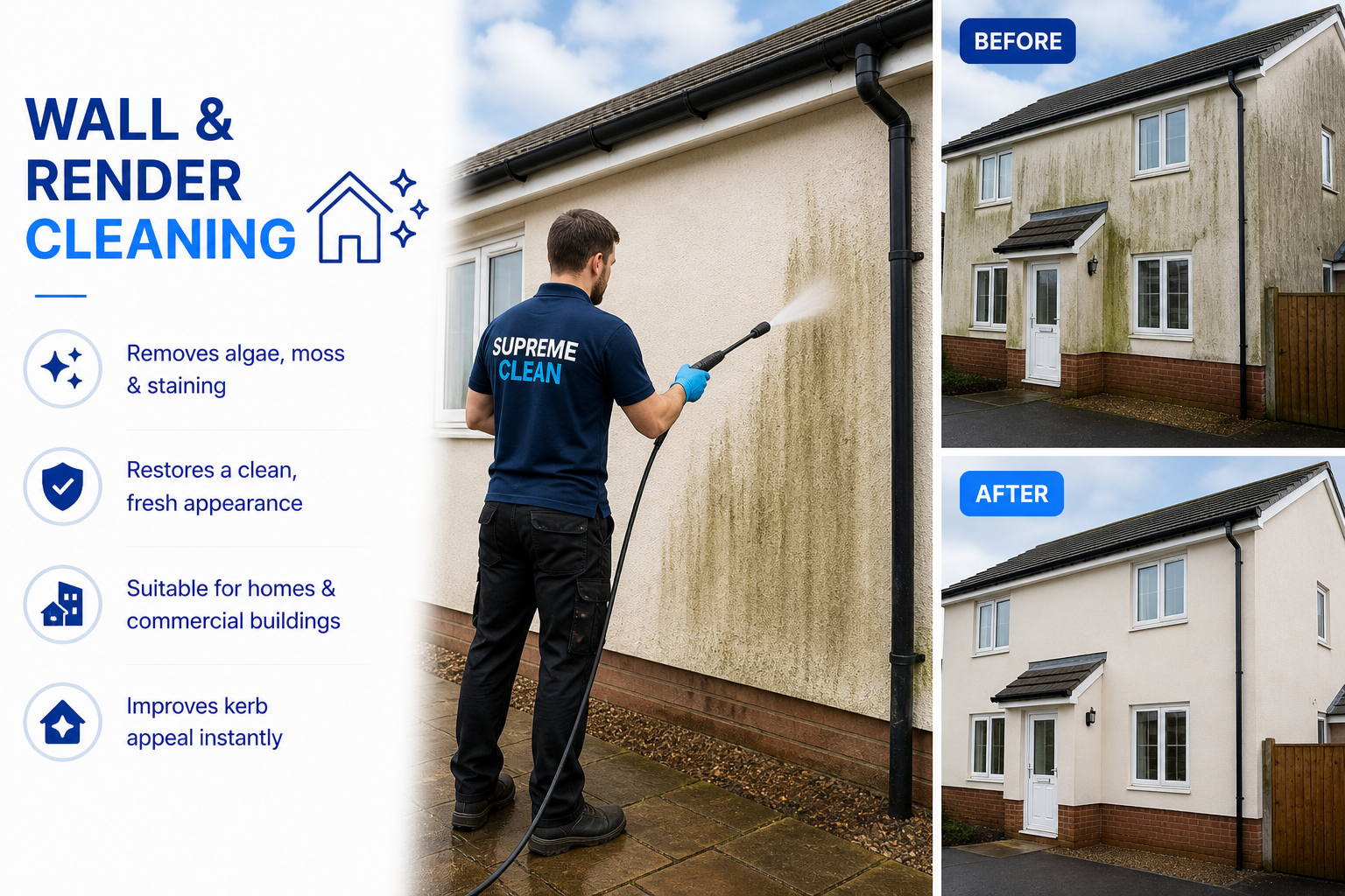 Wall & Render Cleaning