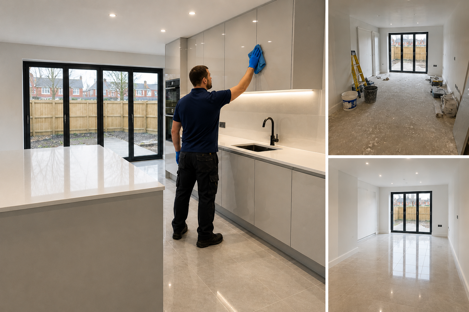 Builders Clean To Sparkle Cleans